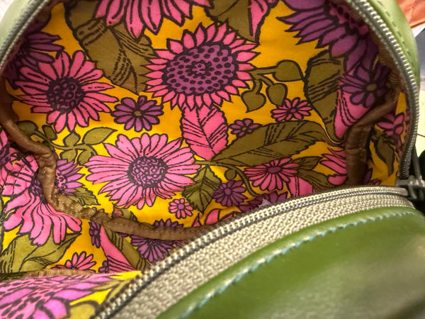 Betty Cross Body Bag Small - Cactus Leather Dark Green