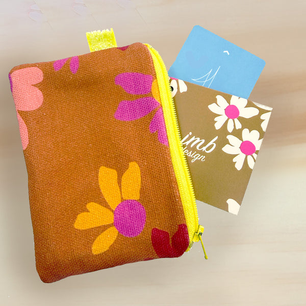 Bolsa con cremallera del tamaño de una cartera