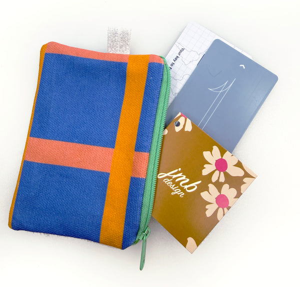 Bolsa con cremallera del tamaño de una cartera