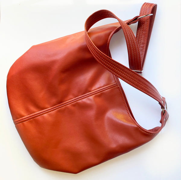 The Twyla Tote - Coral Tangerine