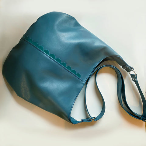 The Twyla Cross Body Bag - Blue + Teal